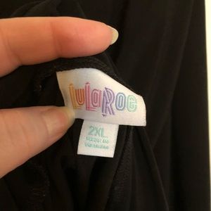 LuLaRoe Black Maxi 2XL